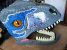 Mattel Jurassic World Velociraptor Blue- Chomp & Roar Dinosaur Mask