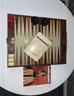 Vintage Backgammon Game in Leatherette Travel Case by Phillip Martyn