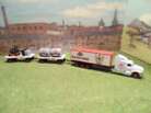 superb road train all metal van nice items  ,ho but usable oo ,