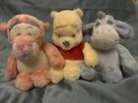 Winnie the Pooh - Pooh/Tiger/Eeyore Plush Bundle - Classic Pooh - Poshpaws