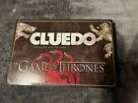 Cluedo Game of Thrones Mystery Board Game HBO Hasbro 100% Complete