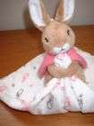 M & S PETER RABBIT FLOPSY BUNNY BABY GIRL COMFORTER/BLANKIE 08208798 - EXC CON