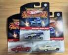 Lot of 3 Hot Wheels Drag Strip Demons Leal Leong Strickler Coronet Charger Tbolt