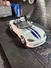 1/12 scale, diecast model, dodge viper White with blue stripes