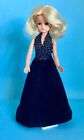 Vintage .. Sindy Doll .. 033055X ,, Wearing Black Evening Dress ..