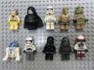 10 LEGO FIGUREN UND MANSCHEN LEGO STAR WARS