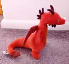 Jellycat DRAGON Paprika Red  Dragon Soft Toy CHARITY SALE