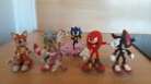 Sonic The Hedgehog Jazwares Heroes Sonic Shadow Knuckles Tails, Silver, Blaze