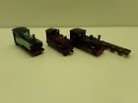 Job Lot of 3 White Metal OO-9 HOe Narrow Gauge Steam Locomotive Bodies & Chassis