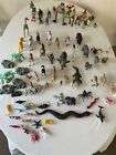 Plastic Animal And Dinosaur Figurines, Approx 70 Pieces, Some Schleich