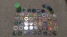 Joblot Mixed Pogs with Slammers and Tube; + Looney Tunes Tazos, Star Wars Tazos