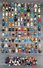 Huge Job Lot of 120x Lego Mini Figures & Spares Star Wars Minecraft Marvel