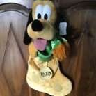 Disney Parks Walt Disney World Pluto Christmas Stocking Still With Tags On Have 