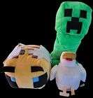 Minecraft Plush Toys Stuffed Animal Doll Soft Plush Lot Of 3